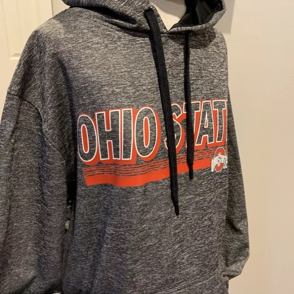 Mens Scarlet & Gray Ohio State Hoodie NWT Large - Picture 2 of 3